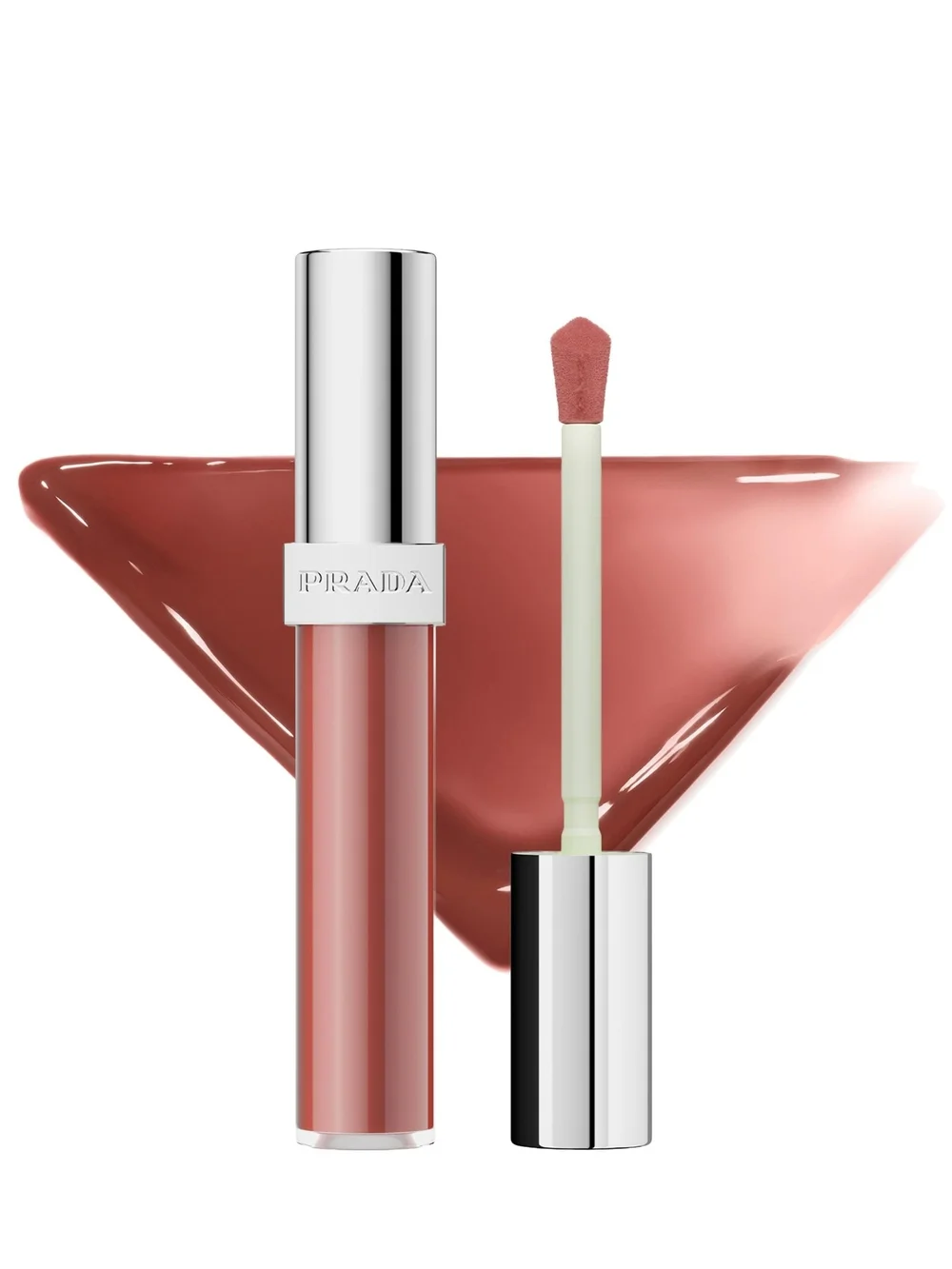 Prada Reflection Lip Gloss In B201 Chocbot BNIB✨FREE GIFT WITH PURCHASE ✨